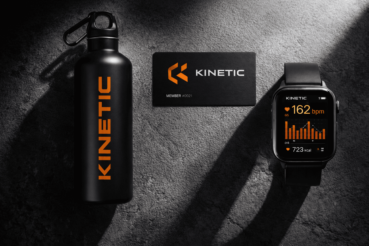 Fitness Tech Branding - Kinetic Sports