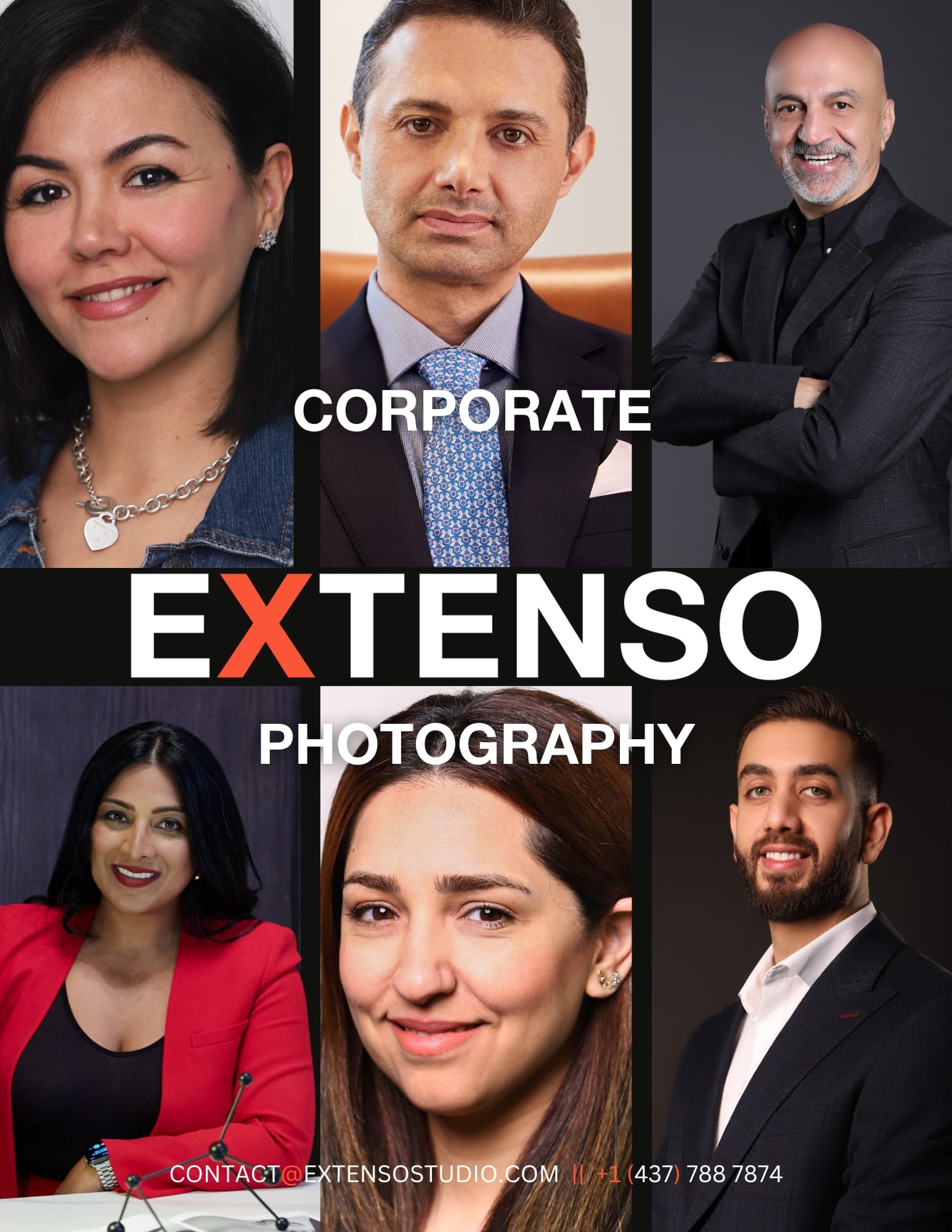 White Loft Studio Editorial Magazine Cover featuring bold black and white portraiture