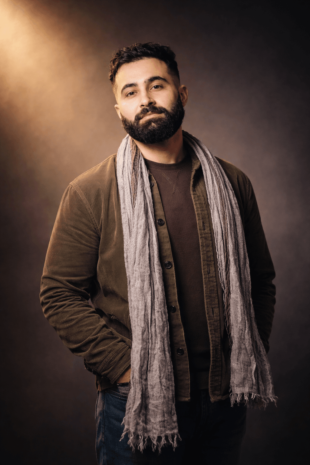 Textured backdrop for premium professional portraits