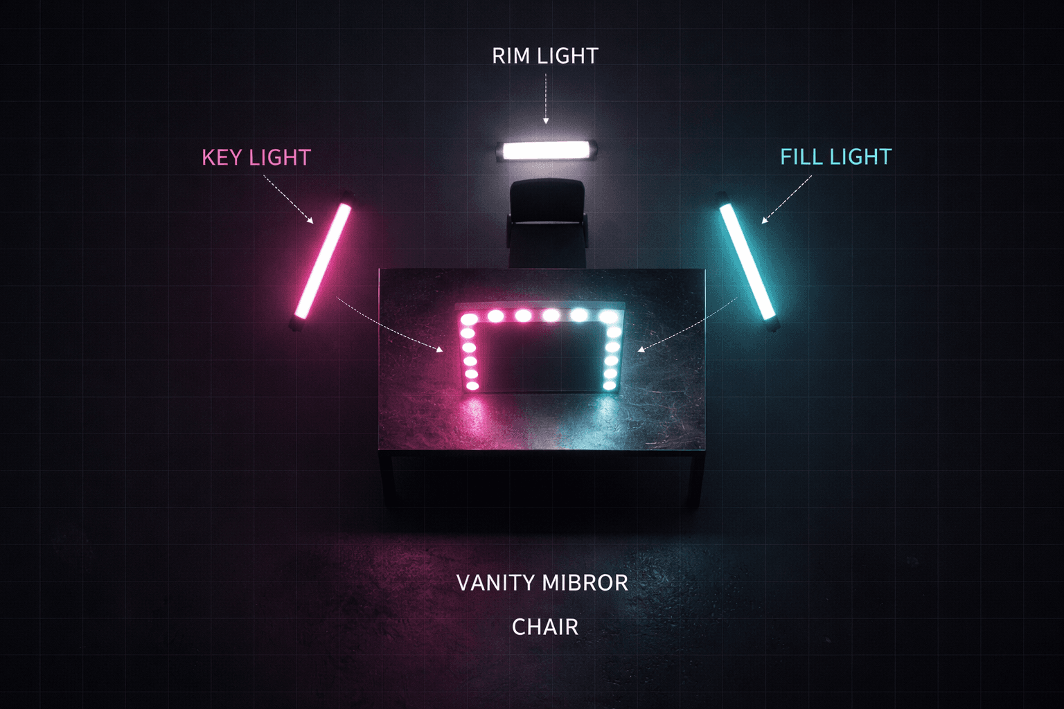 RGB Studio Lighting Diagram