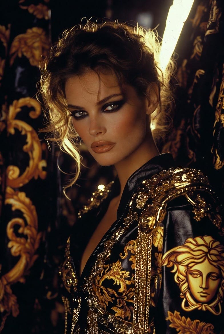 Luxury fashion editorial still