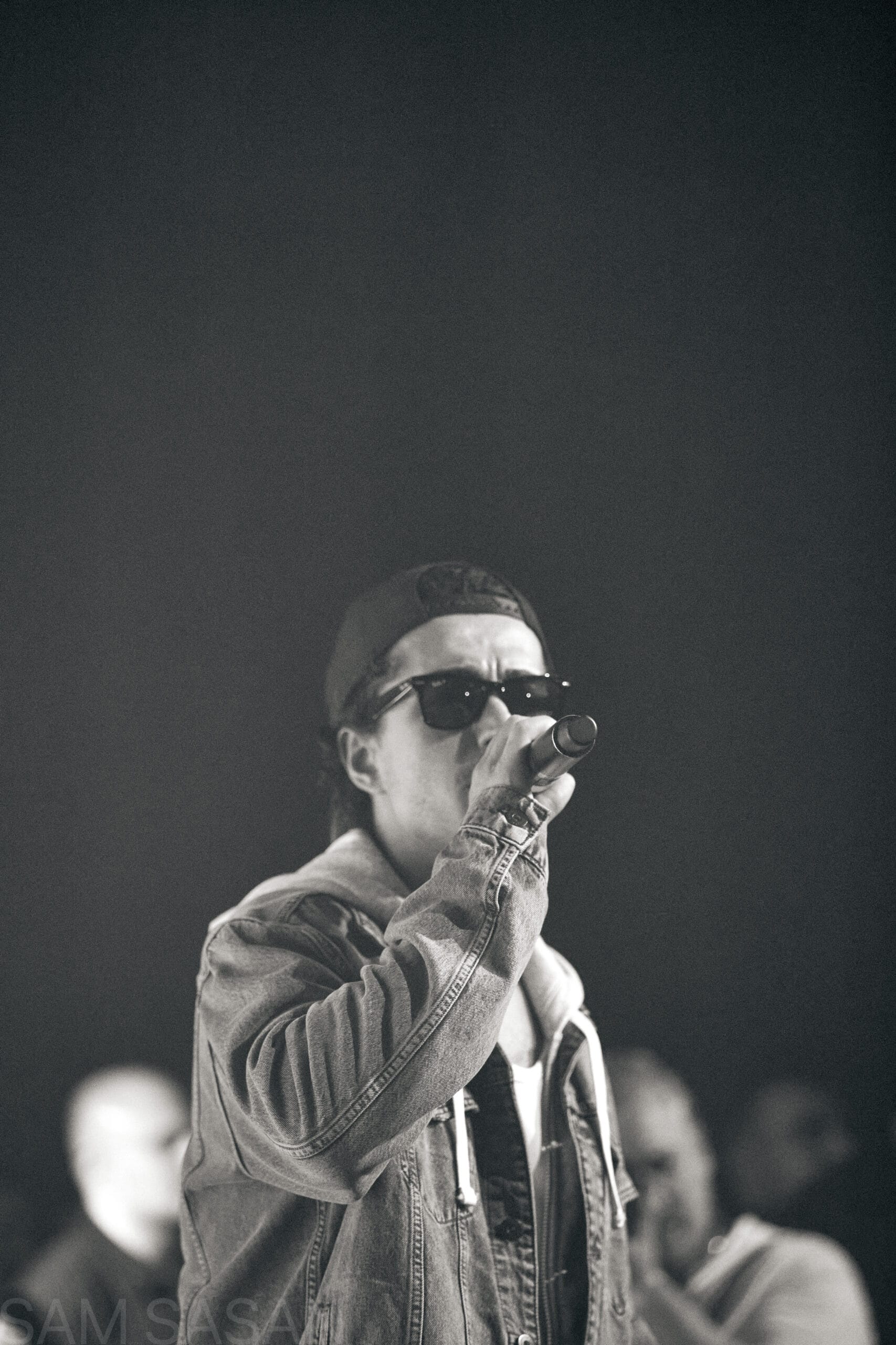 Wide epic shot of the entire concert venue and stage