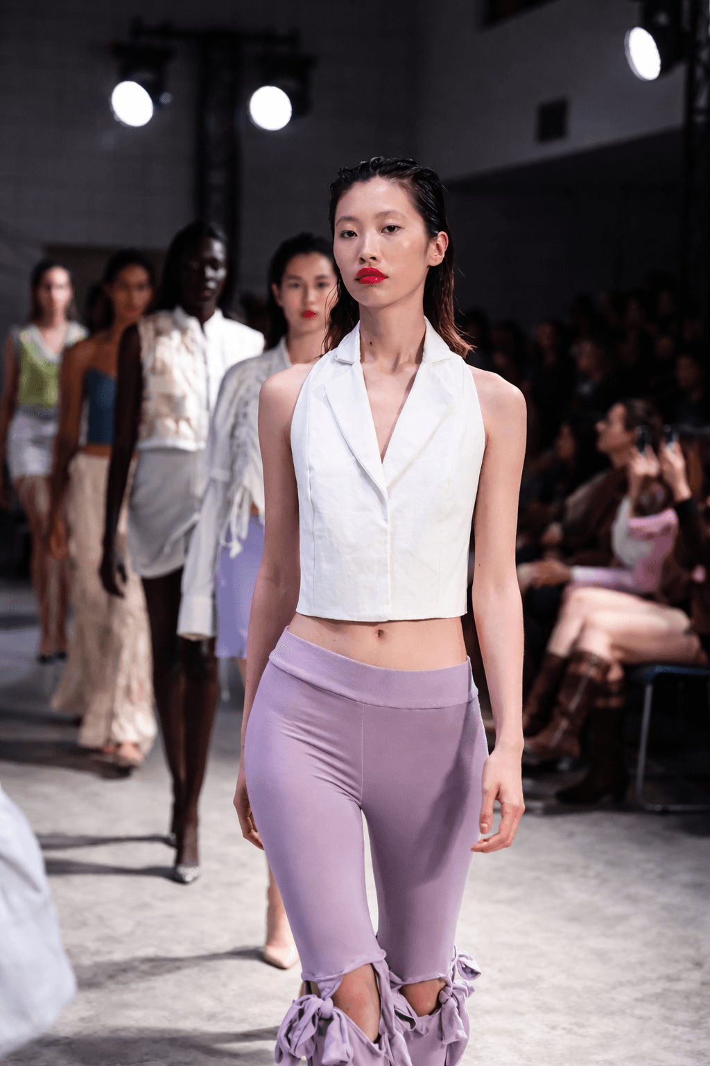 High fashion editorial presence portrait at VFW