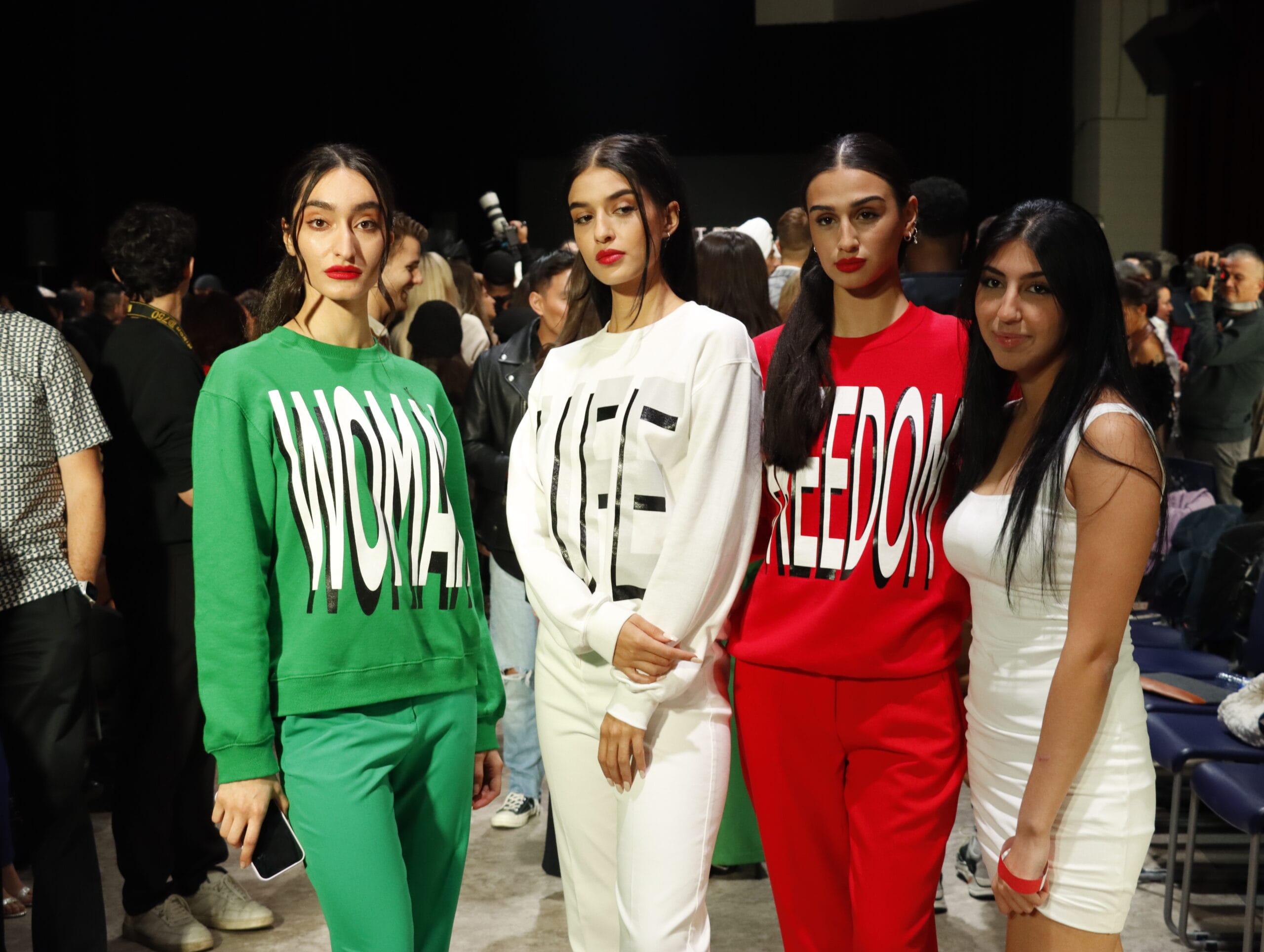 Woman Life Freedom powerful statement fashion piece